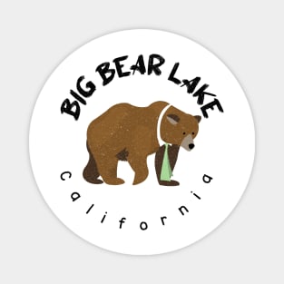 Big Bear Lake with Tie Magnet